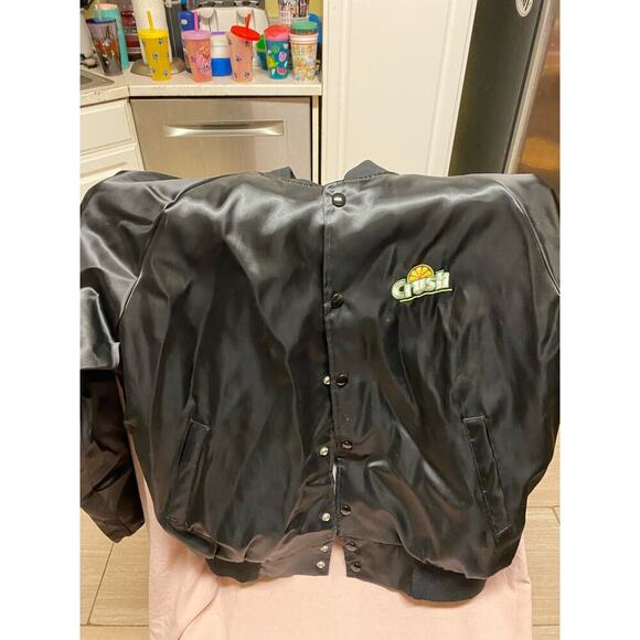 Vintage Rare Windbreaker Crush Soda Jacket Size L Made In The USA